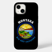 MONTANA BIG SKY STATE FLAG Case-Mate iPhone CASE (Achterkant)