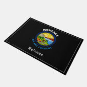MONTANA BIG SKY STATE FLAG DEURMAT (Schuin)