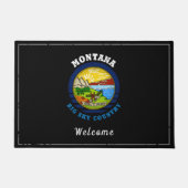 MONTANA BIG SKY STATE FLAG DEURMAT (Voorkant)