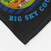 MONTANA BIG SKY STATE FLAG FLEECE DEKEN (Hoek)