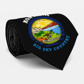 MONTANA BIG SKY STATE FLAG STROPDAS (Opgerold)