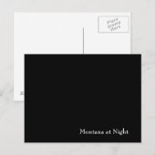 Montana bij nacht briefkaart (Voorkant / Achterkant)