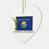 MONTANA BILLINGS MISSIE LDS CTR KERAMISCH ORNAMENT (Links)