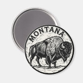 Montana Bison Magneet (Voorkant / Achterkant)