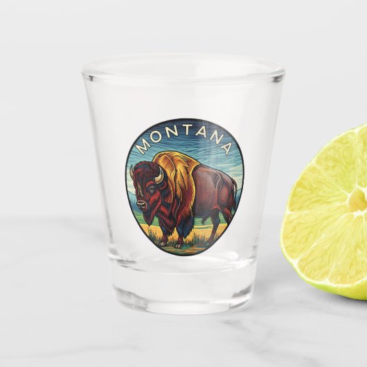 Montana Bison Shot Glas (Voorkant)
