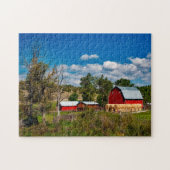 Montana Boerderij Barn. Legpuzzel (Horizontaal)
