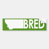Montana Bred Bumpersticker (Voorkant)