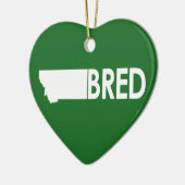 Montana Bred Keramisch Ornament (Links)