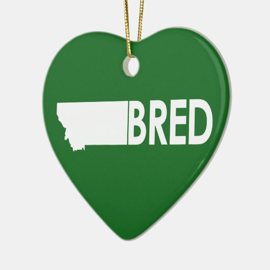 Montana Bred Keramisch Ornament (Links)