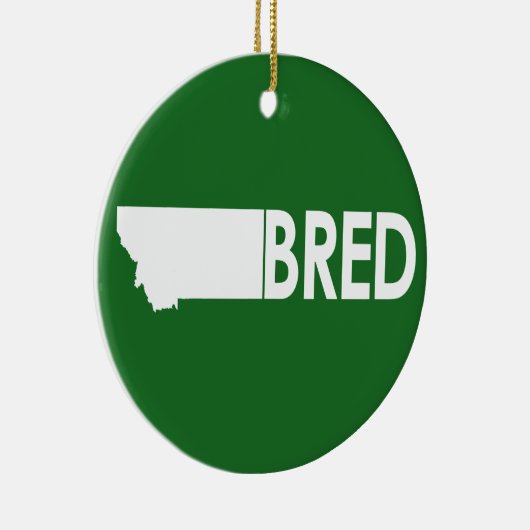 Montana Bred Keramisch Ornament (Rechts)