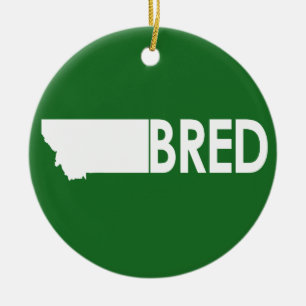 Montana Bred Keramisch Ornament