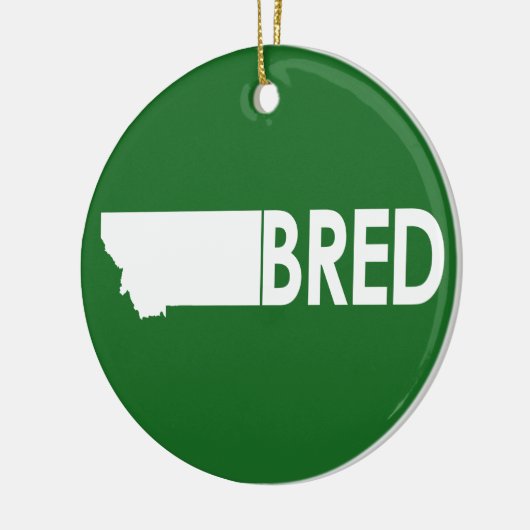 Montana Bred Keramisch Ornament (Links)