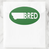 Montana Bred Ovale Sticker (Tas)