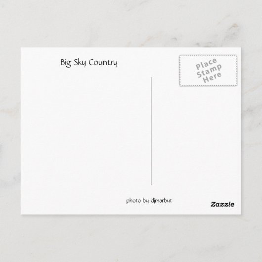 MONTANA BRIEFKAART (Achterkant)