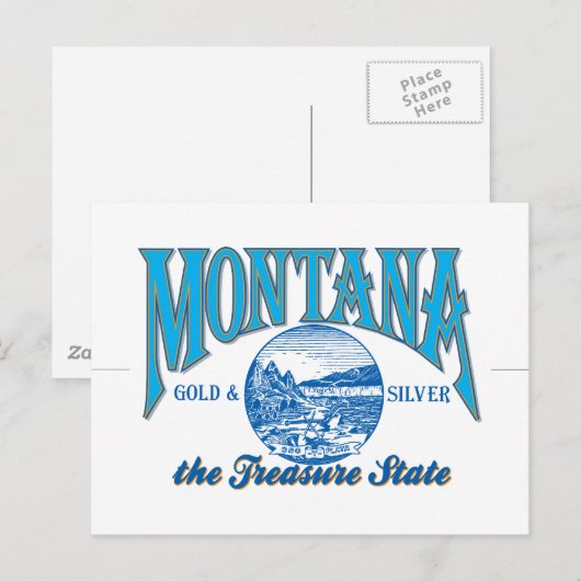 Montana Briefkaart (Voorkant / Achterkant)