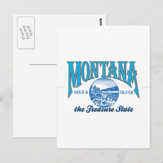 Montana Briefkaart (Voorkant / Achterkant)