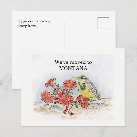 Montana Briefkaart (Voorkant / Achterkant)