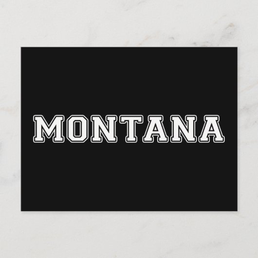 Montana Briefkaart (Voorkant)