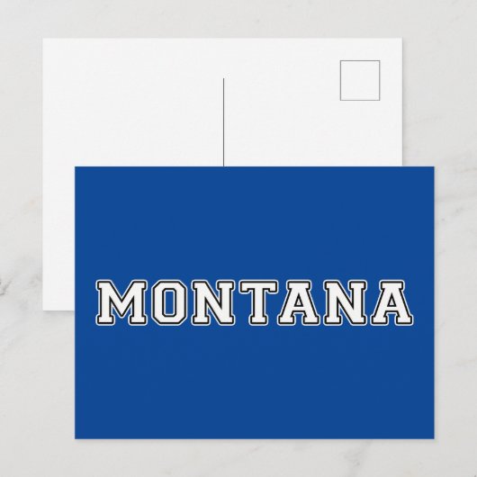 Montana Briefkaart (Voorkant / Achterkant)