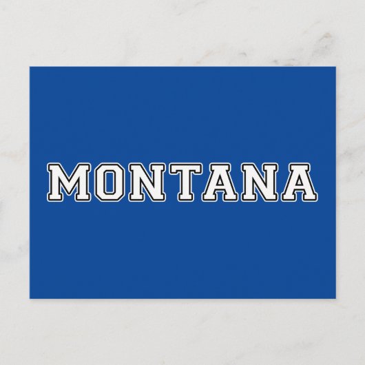Montana Briefkaart (Voorkant)