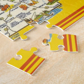 Montana Briefkaart Kaart Jigsaw Puzzel (Zijkant)