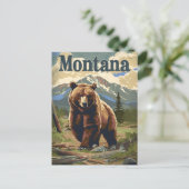 Montana Brown Beer Briefkaart (Staand voorkant)