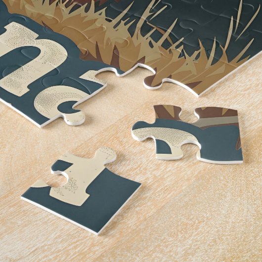 Montana Brown Beer Grizzly Legpuzzel (Zijkant)