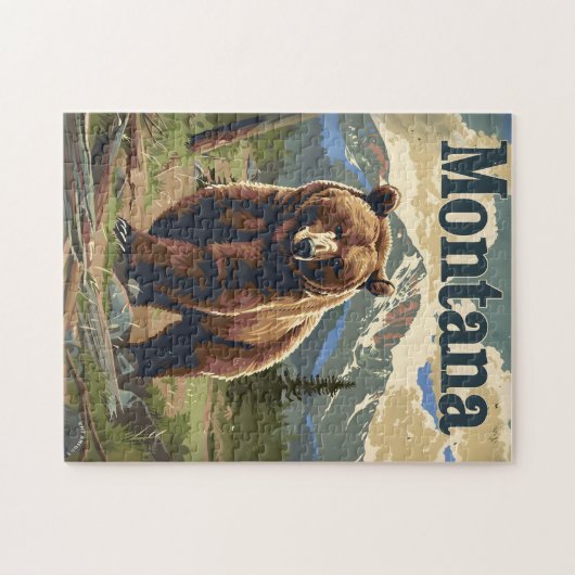 Montana Brown Beer Legpuzzel (Horizontaal)