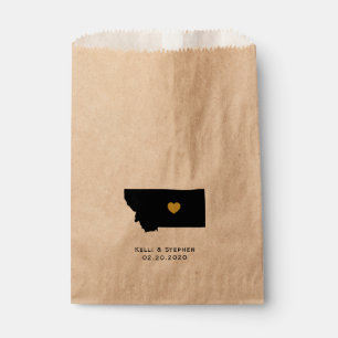 Montana bruiloft gunst trakteren zakken, geschenkz bedankzakje