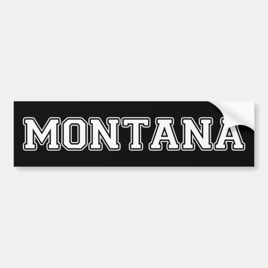 Montana Bumpersticker (Voorkant)