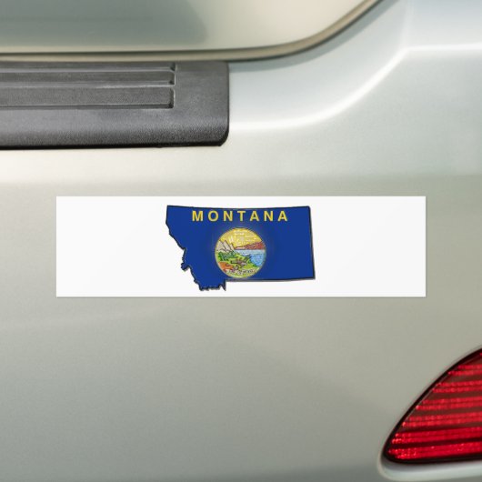 Montana Bumpersticker (Op auto)