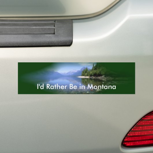 Montana Bumpersticker (Op auto)