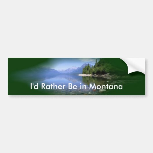 Montana Bumpersticker (Voorkant)