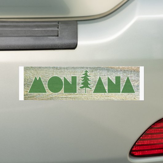 Montana Bumpersticker (Op auto)