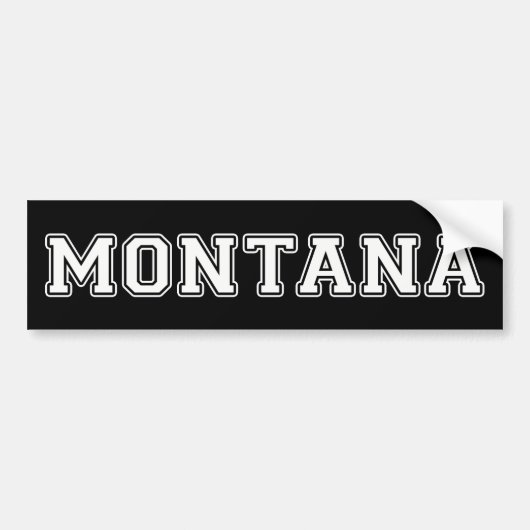 Montana Bumpersticker (Voorkant)