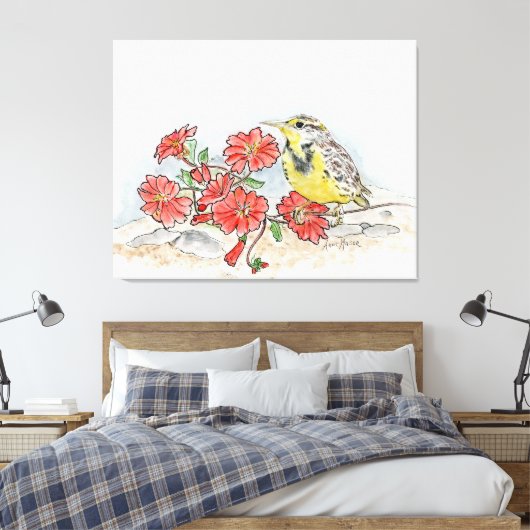 Montana Canvas Afdruk (Insitu (Slaapkamer))