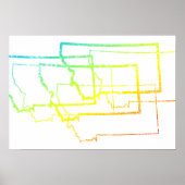 montana chill blur poster (Voorkant)