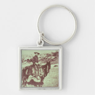 Montana Cowboy, c.1880 (foto) Sleutelhanger