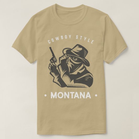Montana Cowboy T-shirt (Design voorkant)