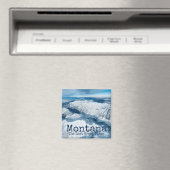 Montana de laatste grote wintersneeuwbergen in de  magneet (Insitu (Vaatwasser))