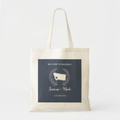 Montana Destination Wedding Welcome Tote Bag (Voorkant)