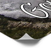 Montana die naar de Schilderachtig snelwegbergen v Poster (Hoek)