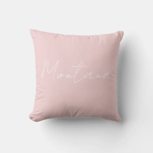 Montana Dusty Pink met wit Kussen