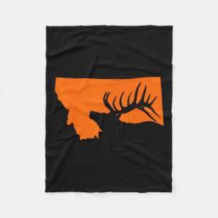 Montana elanden jagen fleece deken