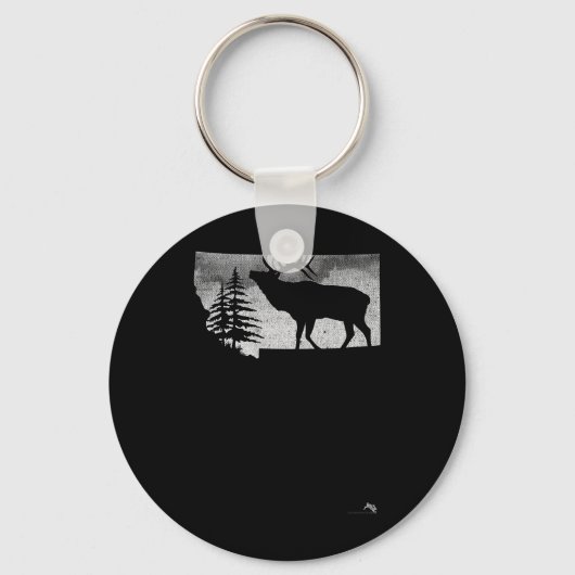 Montana elenjager  sleutelhanger (Voorkant)