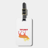 Montana Elk Bagagelabel (Voorkant verticaal)