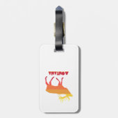 Montana Elk Bagagelabel (Achterkant verticaal)