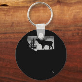 Montana Elk Hunter Sleutelhanger (Voorkant)