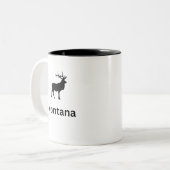 Montana Elk Tweekleurige Koffiemok (Voorkant links)