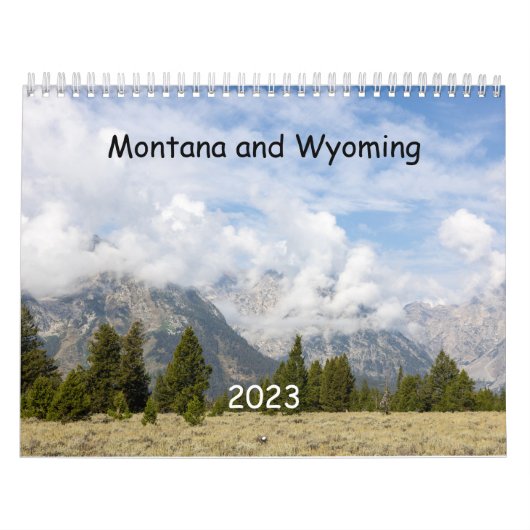 Montana en Wyoming Calendar Kalender (Hoes)